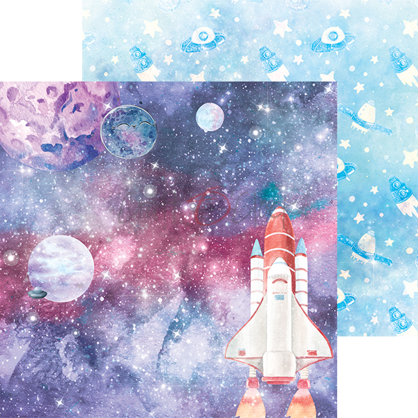 Craft o Clock  6x6  -Cosmic Adventures - 3