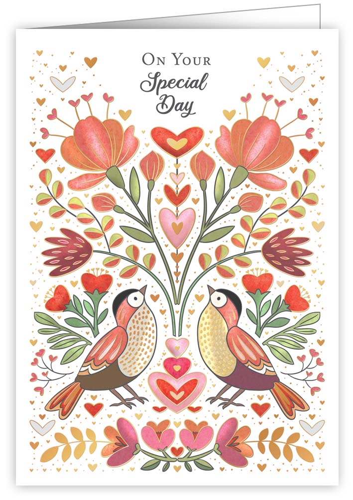 On Your Special Day, Lovebirds, Greeting Card