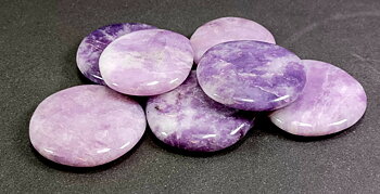 Palm Stone "No Worry Stone" - Lepidolit