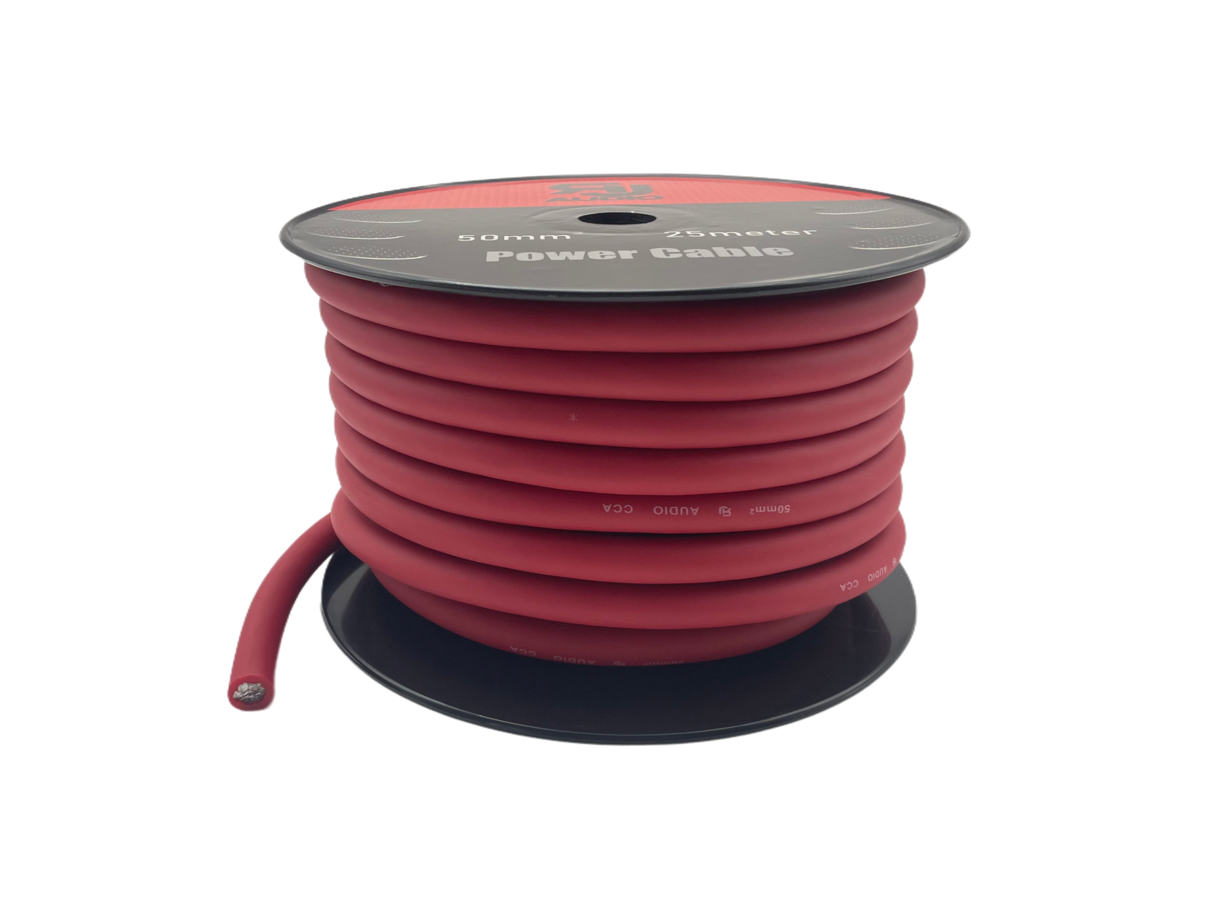 RJAUDIO 50mm² CCA röd - 2