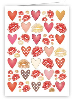 Hearts and Kisses, Mini Card