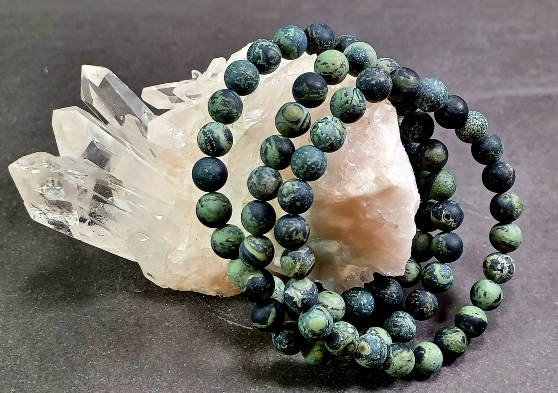 Kambaba Jaspis Armband - Matt