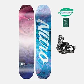 Nitro Snowboard Set - Spirit Kids 116 + Mini Charger Black S