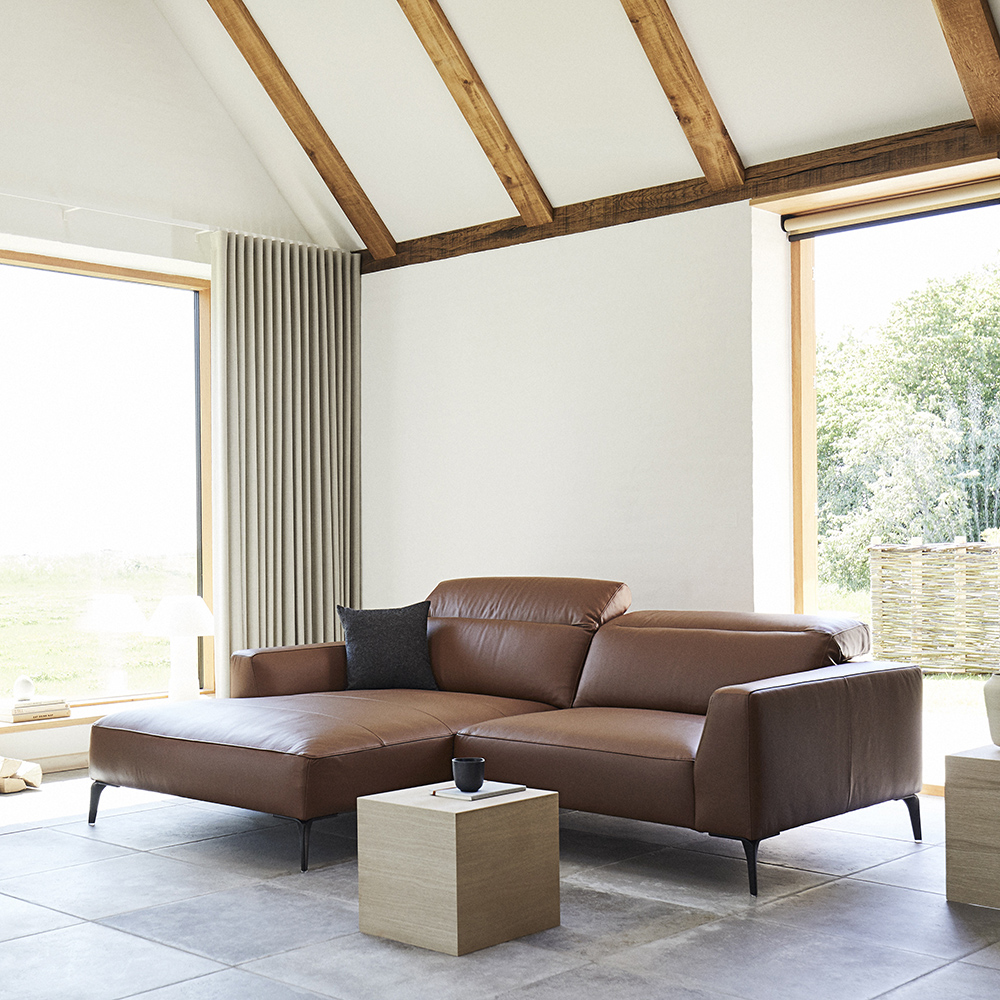 Voluzzi soffa 1.5-sits + Schäslong 232 cm (flera val) - Flexlux - 2