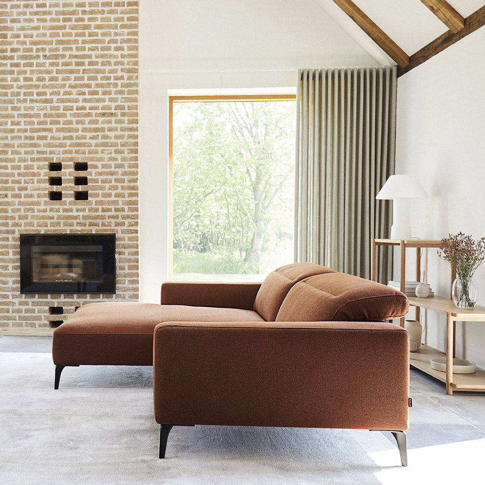 Voluzzi soffa 1.5-sits + Schäslong 232 cm (flera val) - Flexlux - 4