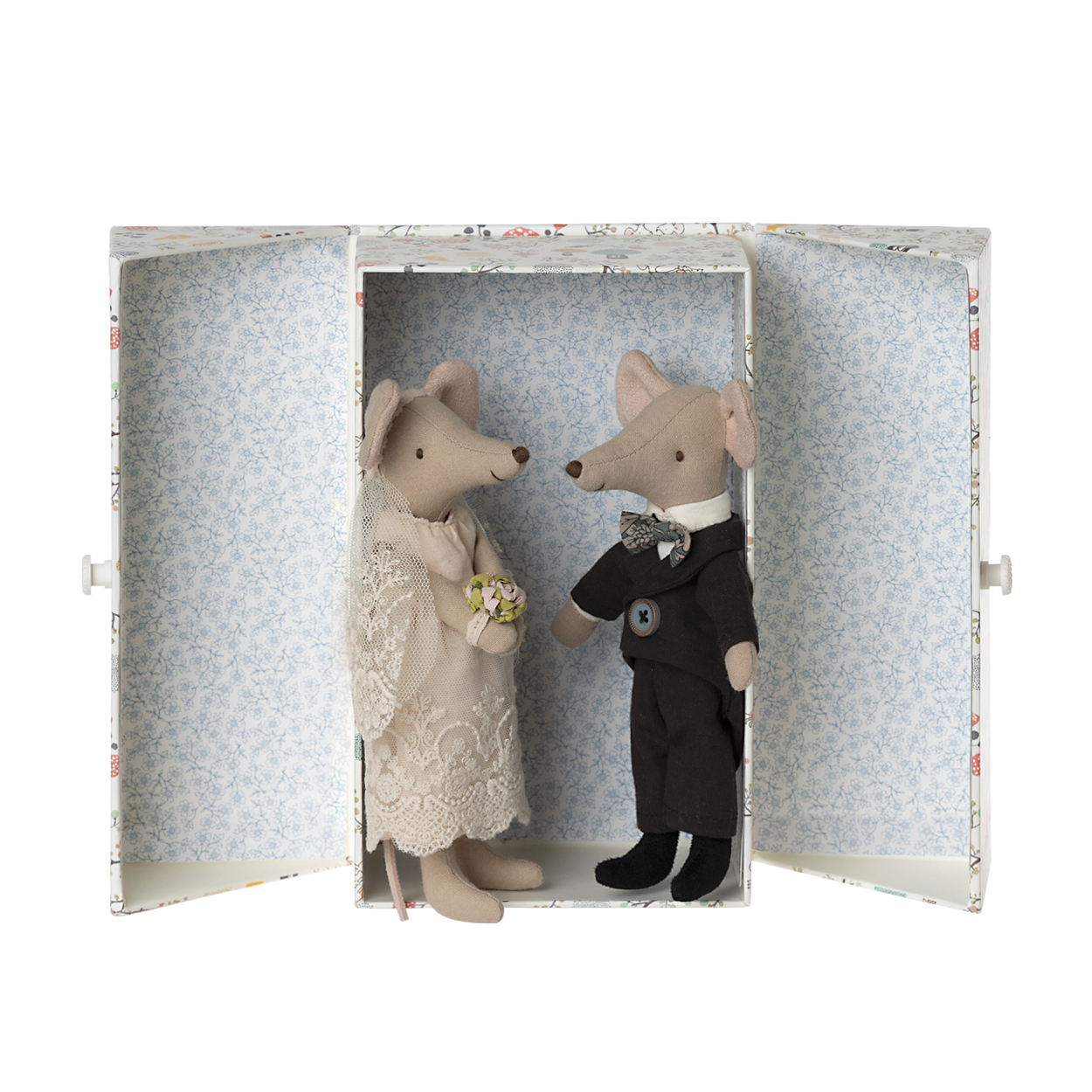 Mice Wedding Couple in Box - 2