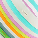 モニカ・バックストロム  Serpentineシリーズ  シリンダー型のボウル  カラフルなストライプ模様  21cm  2002年 