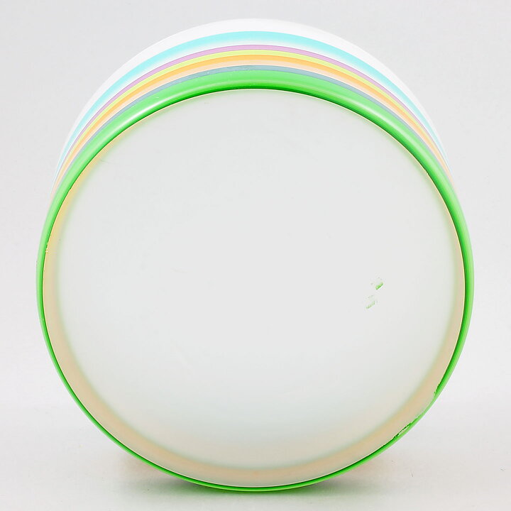 Monica Backström (Serpentine 2002) Frosty Cylinder Bowl with Colorful Stripes 21 cm