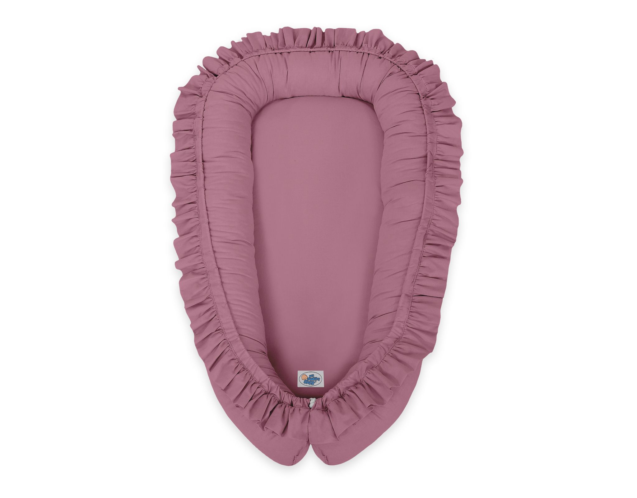 Premium Babynest Cocoon med volanger, Pastellviolett - 3
