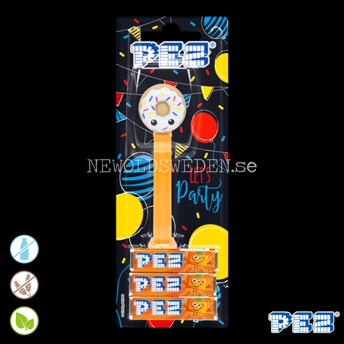PEZ Dispenser DONUT + Godis - Birthday LIMITED EDITION - PE02 - 2