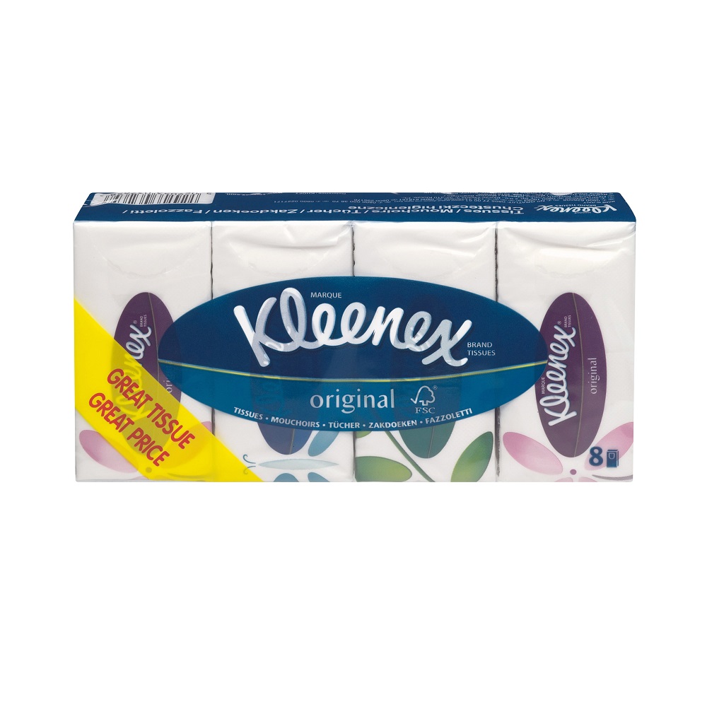 Kleenex Original 8-pack