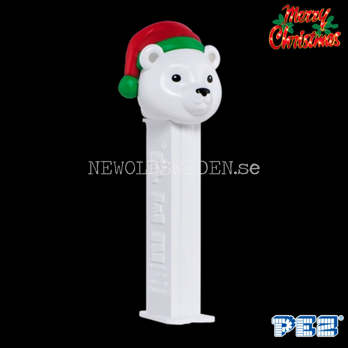 PEZ Dispenser POLAR BEAR + Godis - X-MAS - PE24