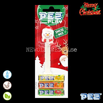PEZ Dispenser SNOWMAN + Godis - X-MAS - PE23