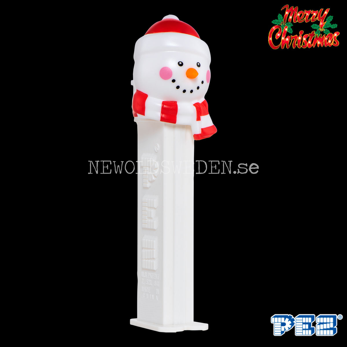 PEZ Dispenser SNOWMAN + Godis - X-MAS - PE23