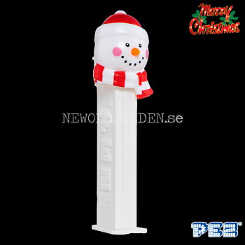 PEZ Dispenser SNOWMAN + Godis - X-MAS - PE23