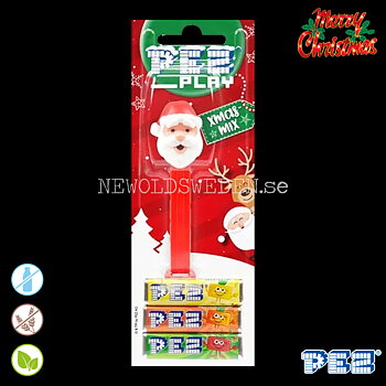 PEZ Dispenser SANTA CLAUS + Godis - X-MAS - PE24