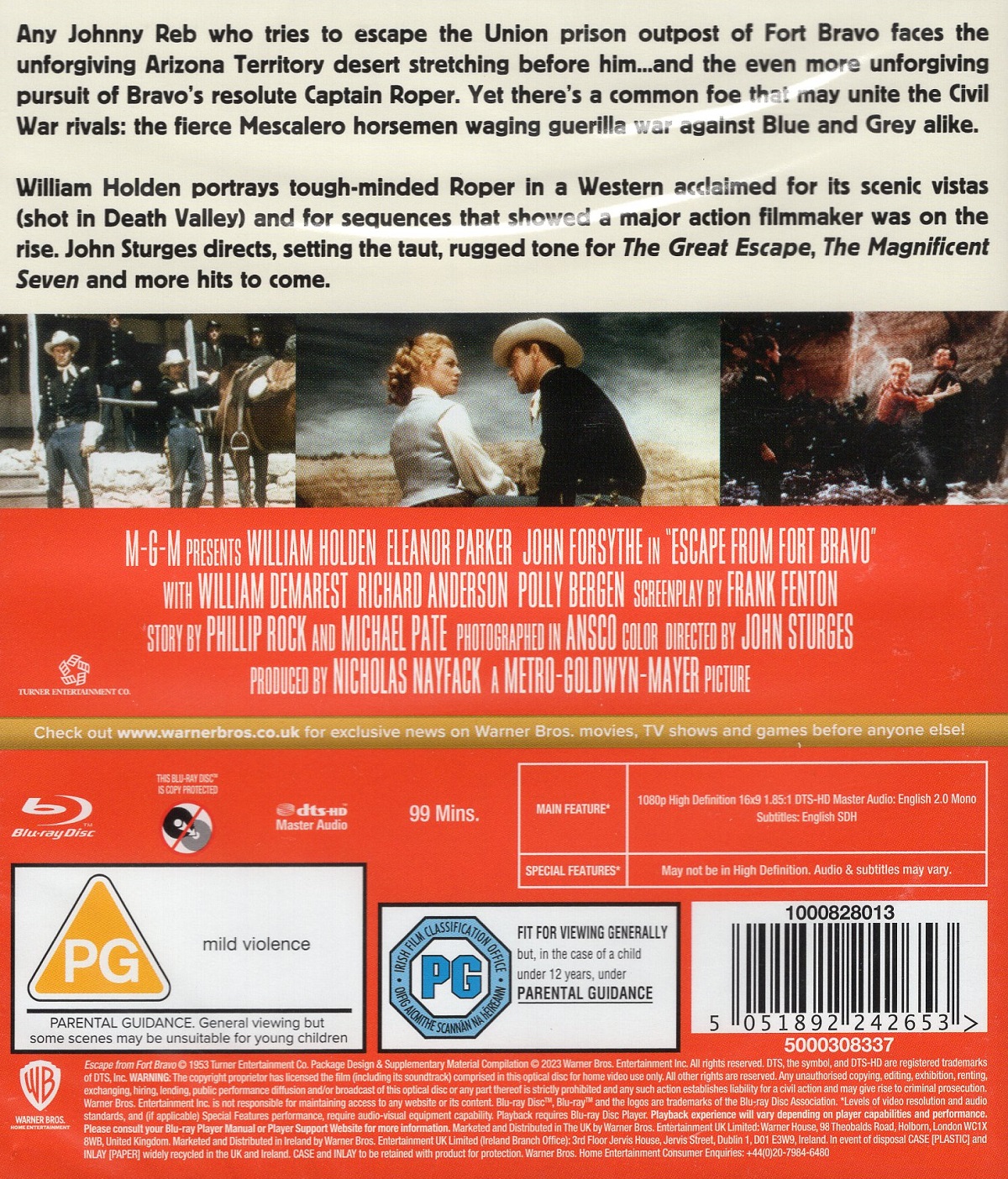 Escape from Fort Bravo (ej svensk text) (Blu-ray) - 2
