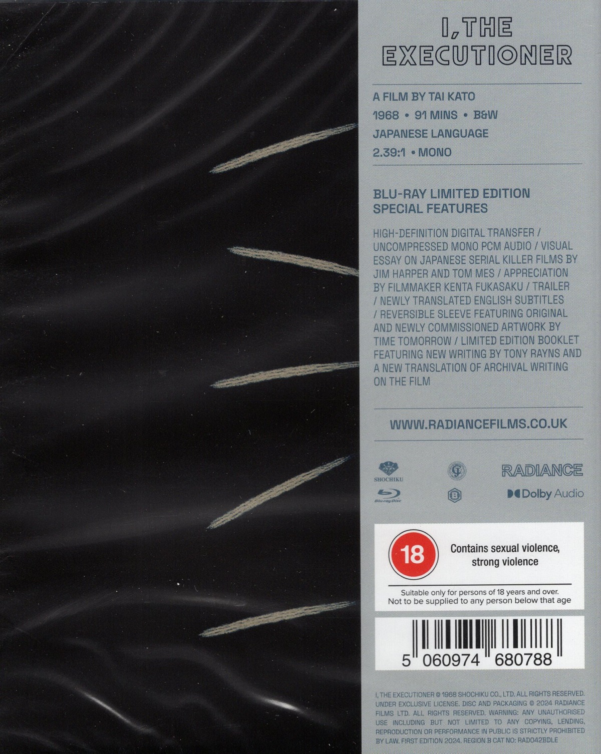 I, the Executioner (Limited Edition) (ej svensk text) (Blu-ray) - 2