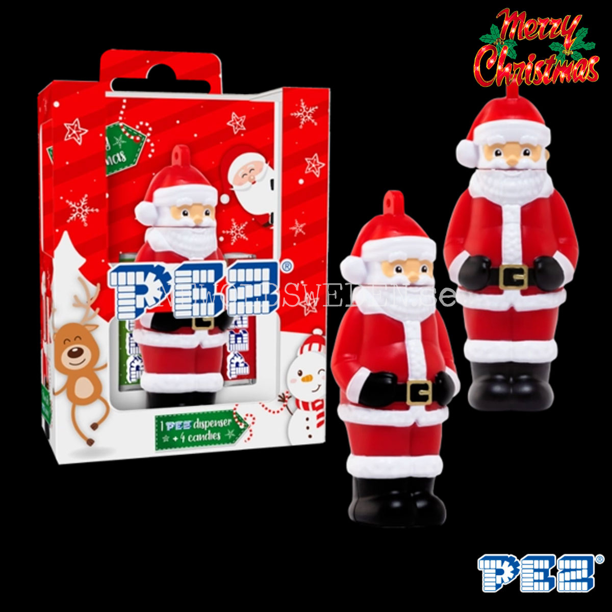 PEZ SANTA CLAUS FULLBODY GIFT SET + Candy - X-MAS - 4
