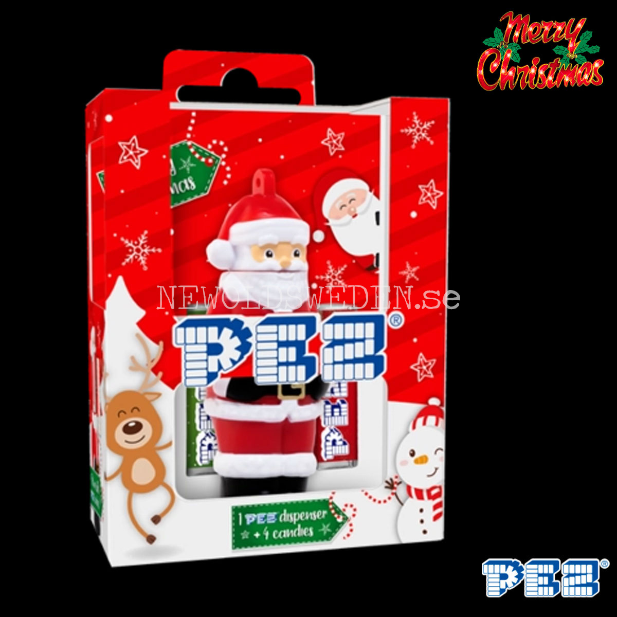 PEZ SANTA CLAUS FULLBODY GIFT SET + Candy - X-MAS