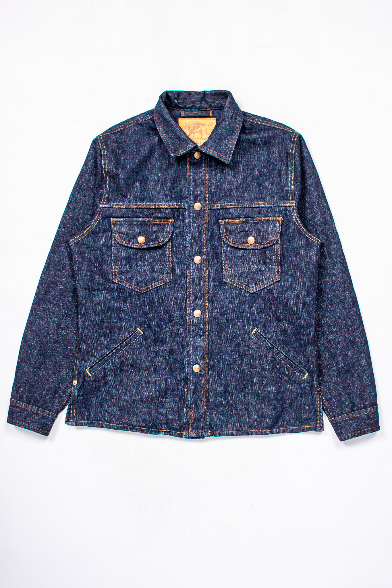 Indigofera - Fargo Trucker Jacket Shiroyama Rinsed 18oz - Göteborg ...