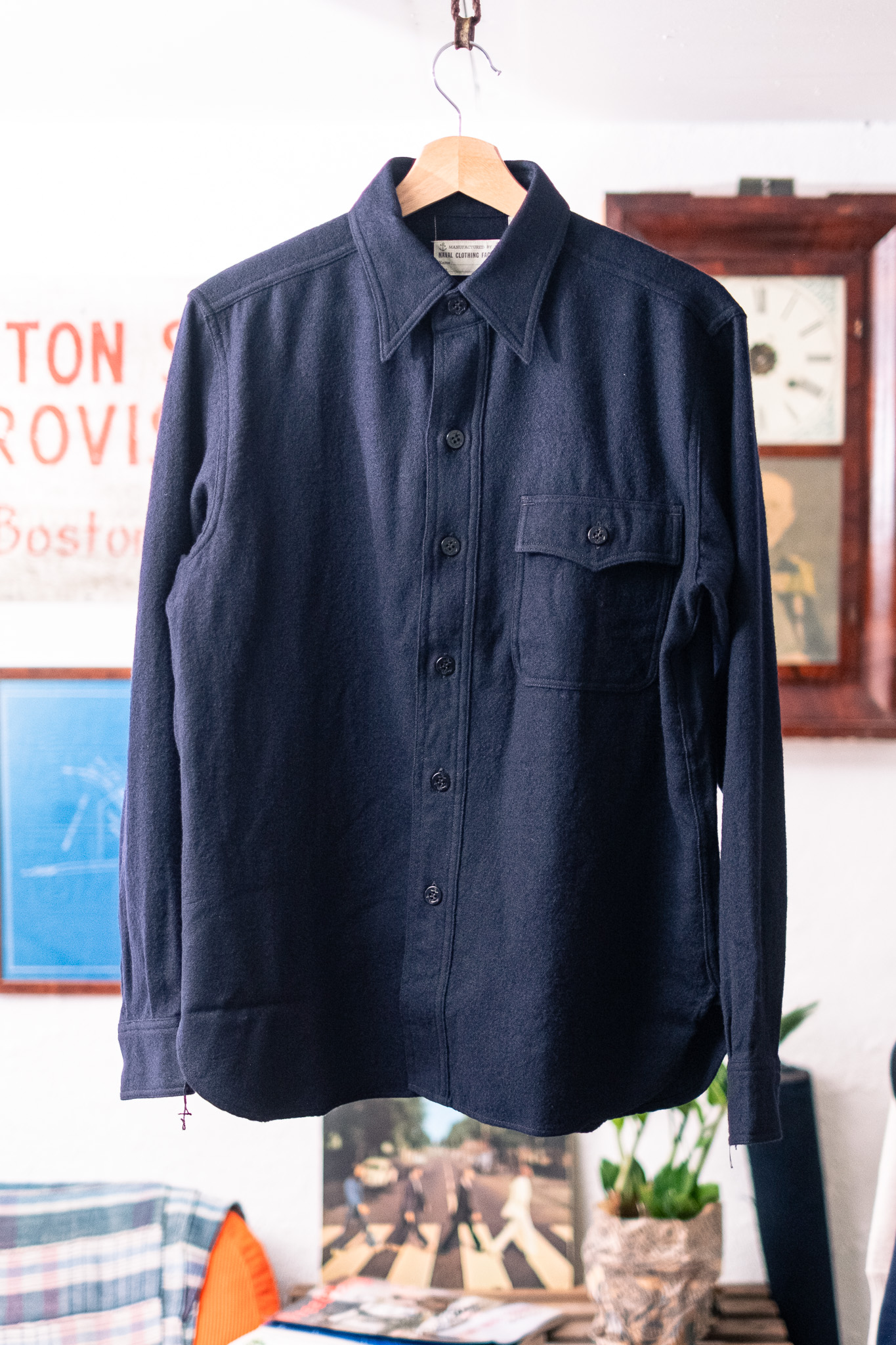 Buzz Rickson's - C.P.O Wool Shirt Navy Department