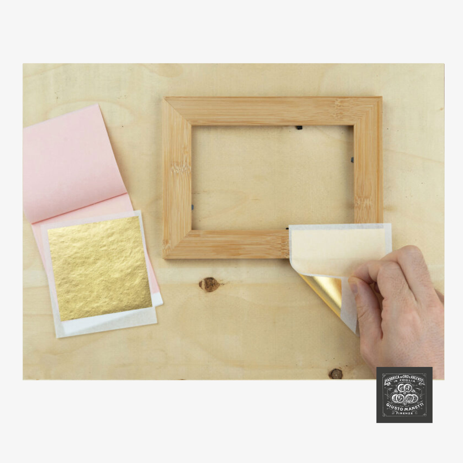 DIY FÖRGYLLNINGSKIT 24K BLADGULD+RAM, startbox - 9