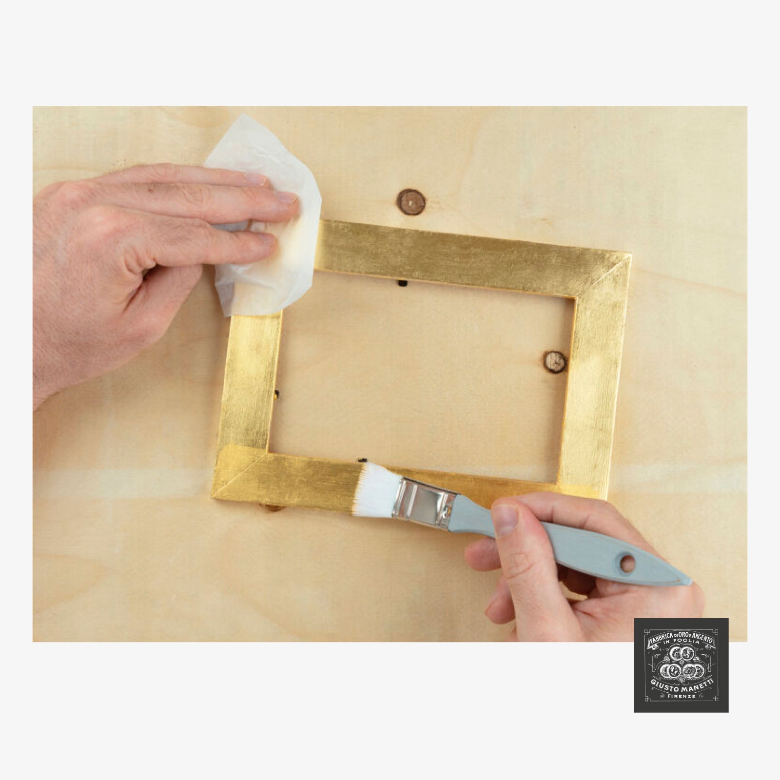 DIY FÖRGYLLNINGSKIT 24K BLADGULD+RAM, startbox - 14