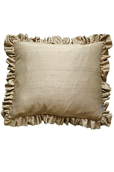 Kudde Ruffle Guldnatur