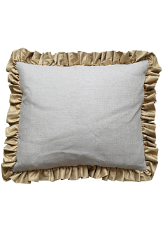 Kudde Ruffle Guldnatur