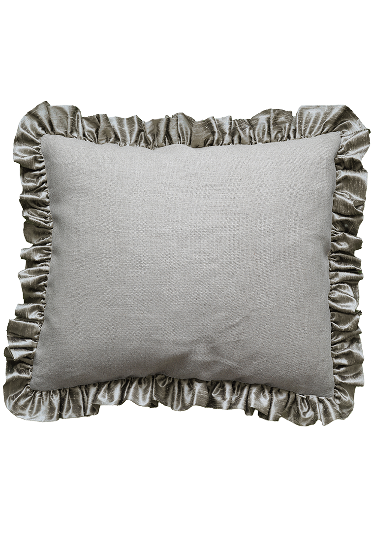 Kudde Ruffle Greige - 2