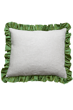 Kudde Ruffle Skogsgrön