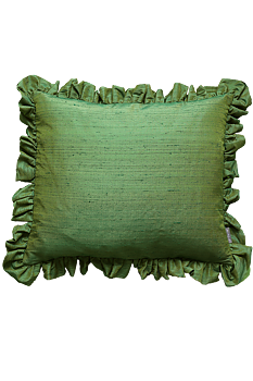 Kudde Ruffle Skogsgrön