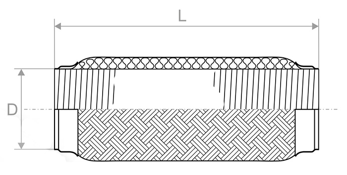  Flex tube 2 ½" 200mm - 2