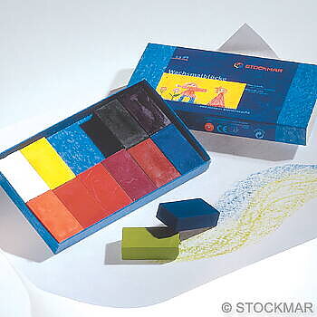 Stockmar blockkritor - 12 blandade färger 