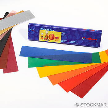Stockmar Vaxfolie 20x4 cm - 12 färger