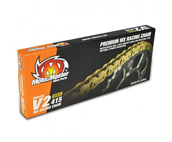MOTO-MASTER, KEDJA MX V2 GOLD, 130 LÄNKAR, 415