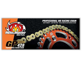MOTO-MASTER, KEDJA MX GP-GOLD, 134 LÄNKAR, 428