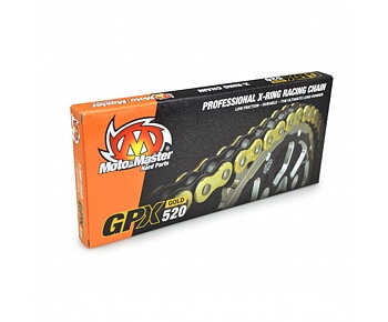 MOTO-MASTER, KEDJA MX GPX-GOLD X-RING, 120 LÄNK, 520