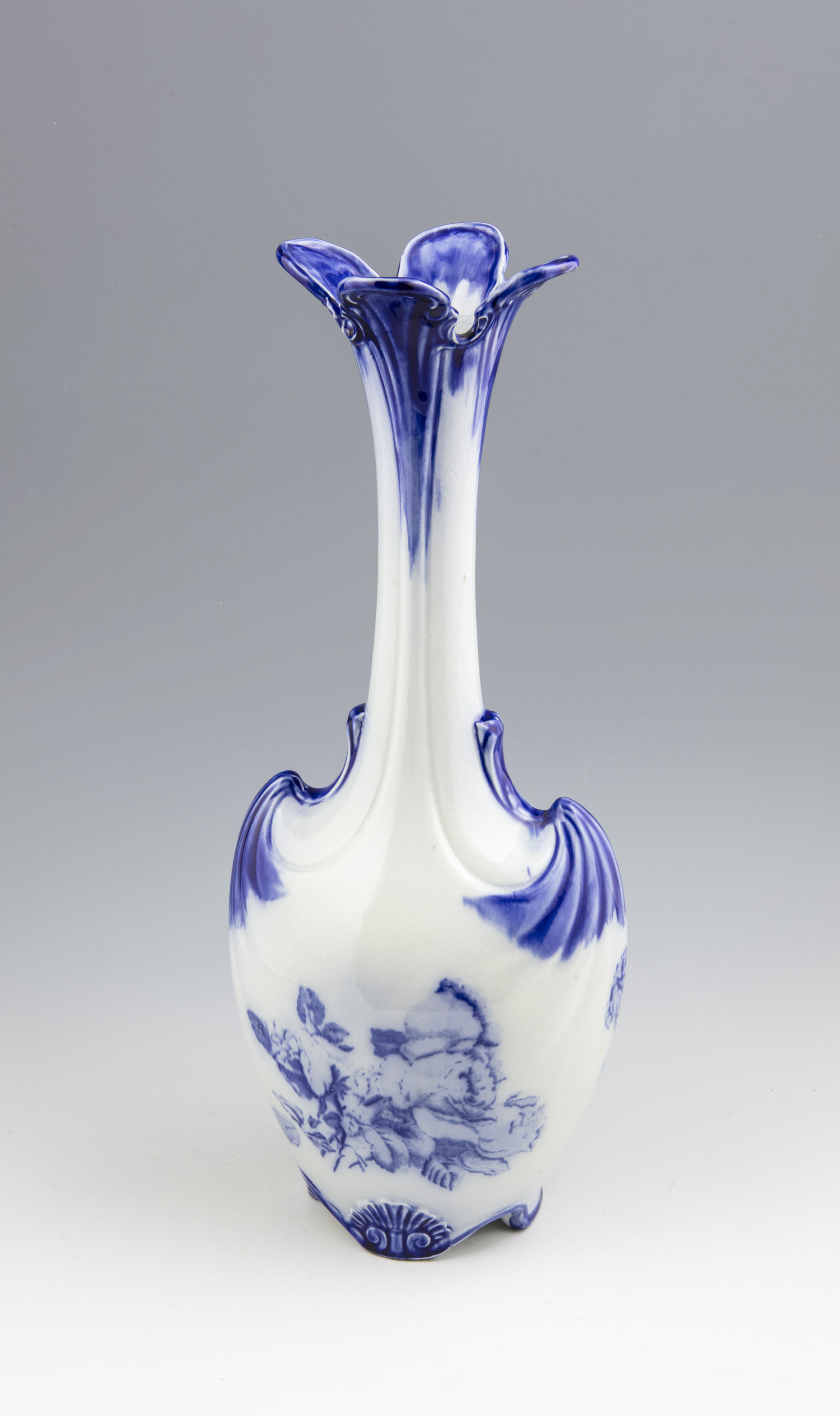 High Vase - Flow Blue Victoria - 3