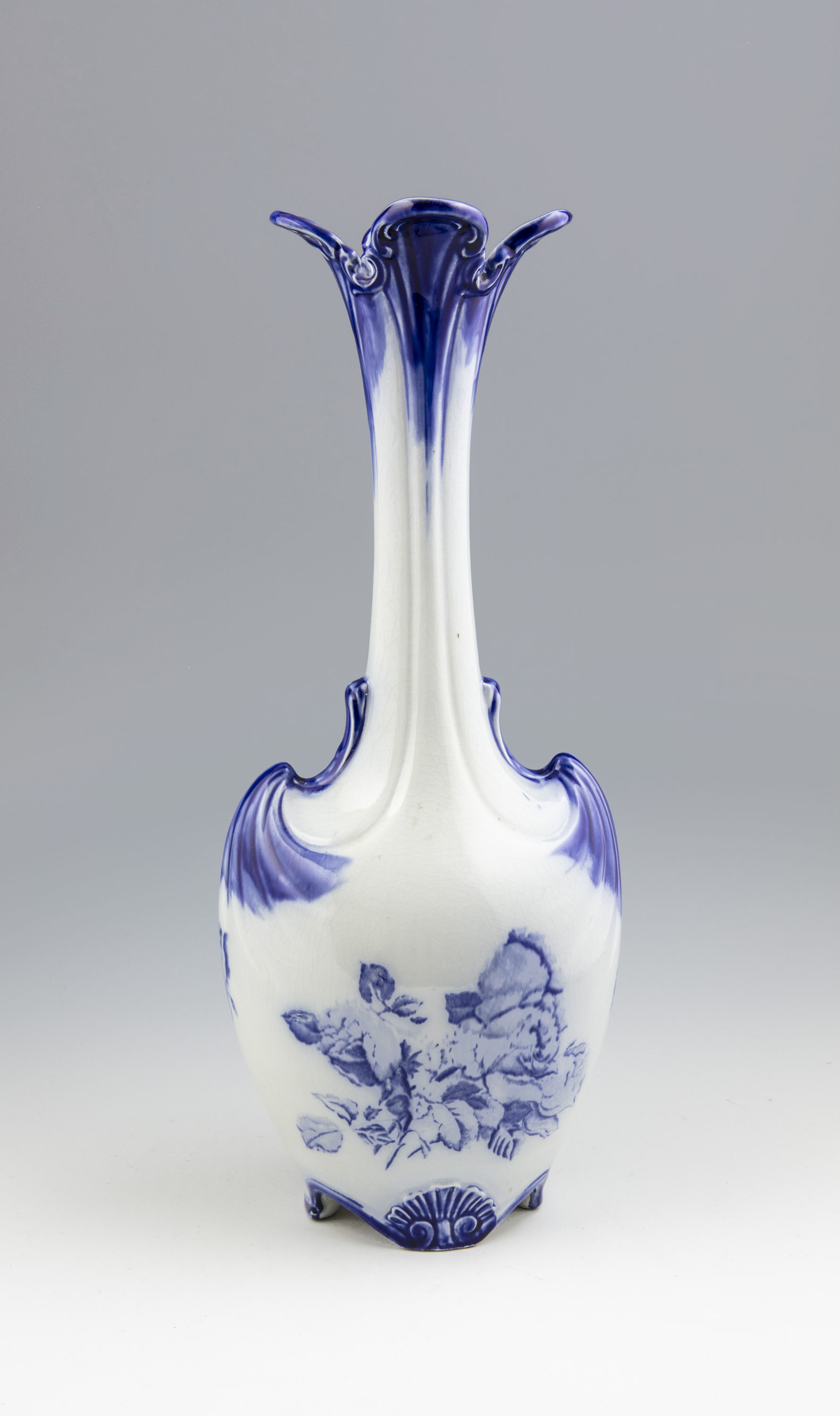 High Vase - Flow Blue Victoria - 2
