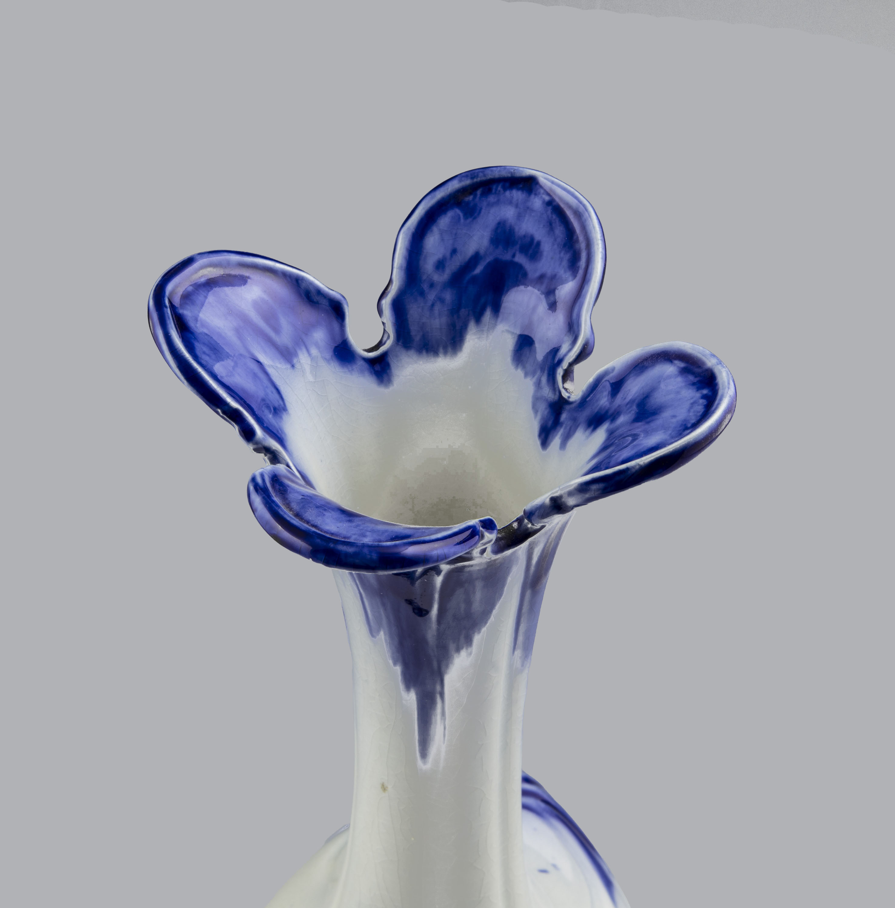 High Vase - Flow Blue Victoria - 4