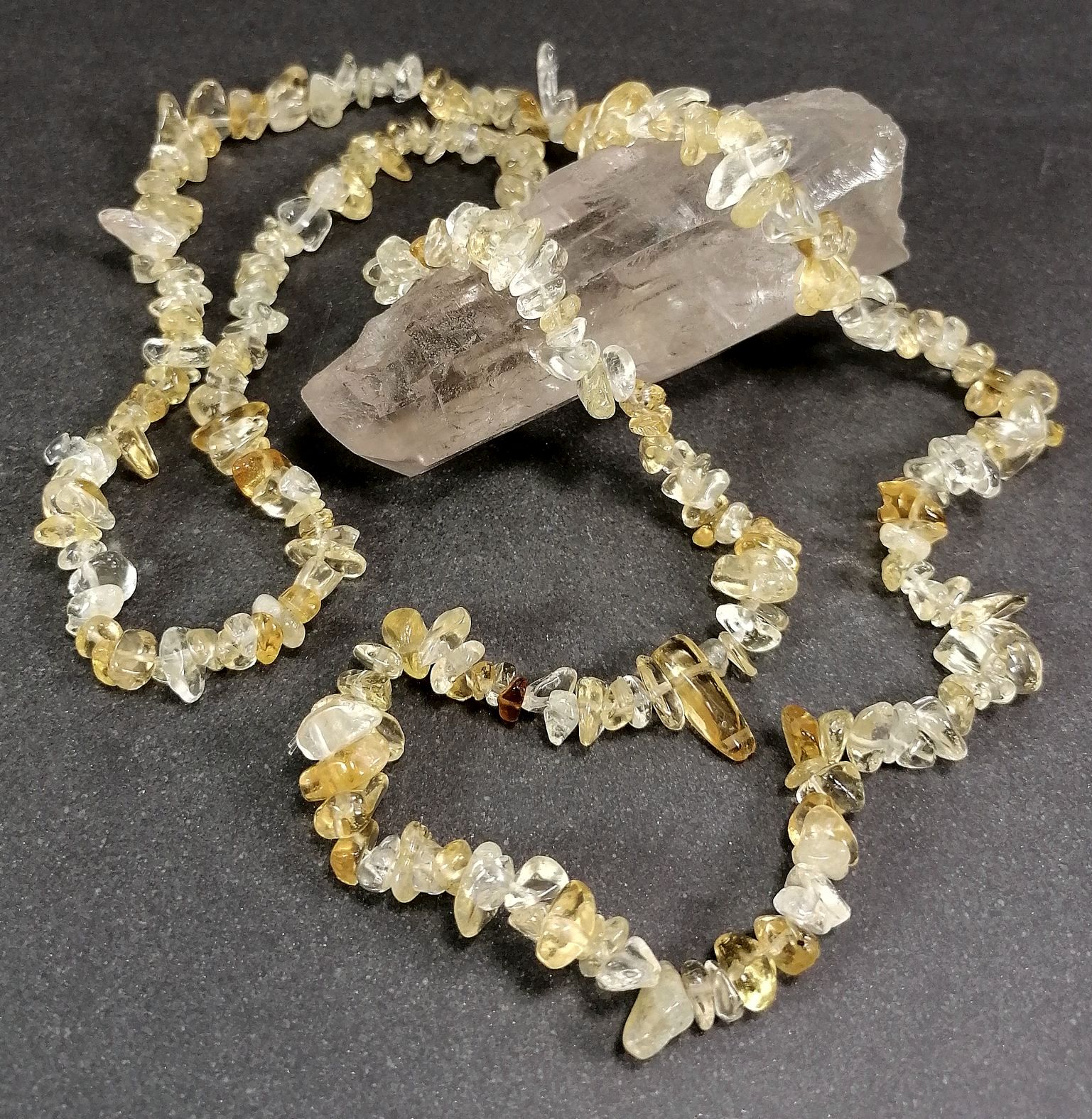 Citrin Chip  Halsband - AA kvalitet 