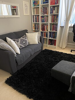 Silke Shaggy svart 140 x 200, 160 x 230, 60 x 100