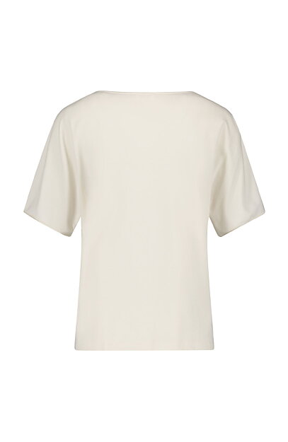Topp glansig framsida tre veck offwhite - 4