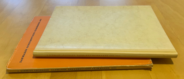 J. Schmidt-Andersen: "Danmarks Frimærker 1858-1862" och "Danmarks Gennemstukne Frimærker 1863"