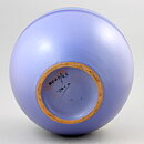 Aldo Londi (Fasce Colorate 1960s) Purple Spherical Vase with Linear Decor 22 cm