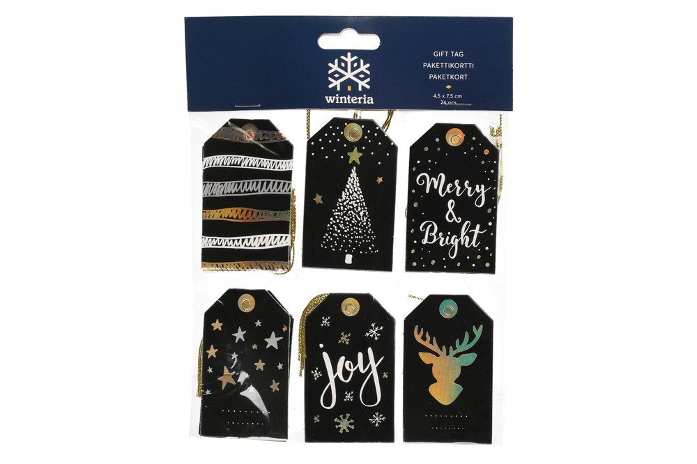 Winteria Gift Tag Xmas 24 pcs - 4