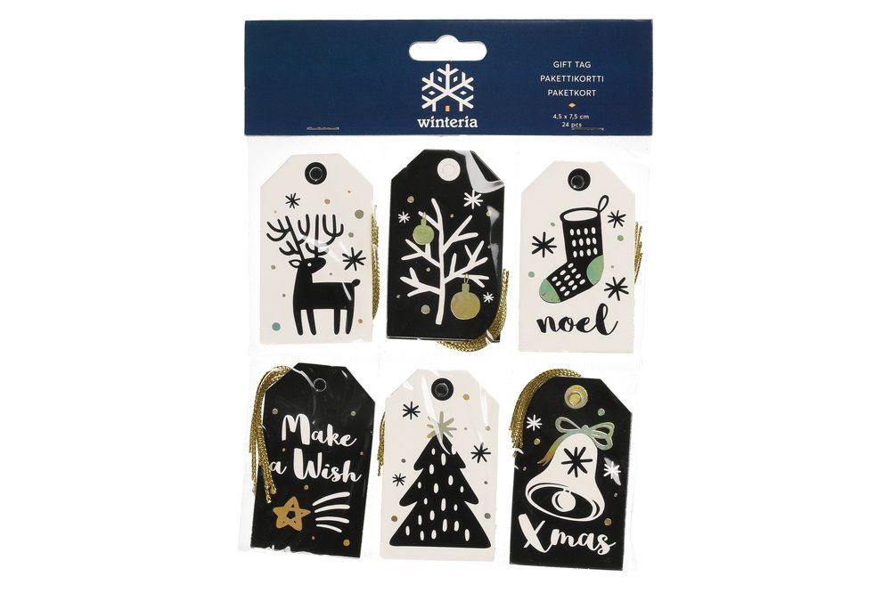 Winteria Gift Tag Xmas 24 pcs - 5