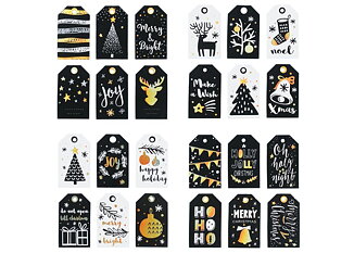 Winteria Gift Tag Xmas 24 pcs